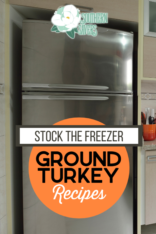 Stock your freezer with 5 delicious freezer ground turkey recipes! I've also included a shopping list to make your freezer prep even easier.