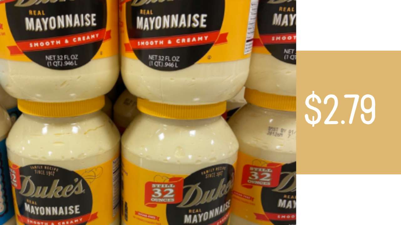 2.79 Duke's Mayo Kroger Mega Deal Southern Savers