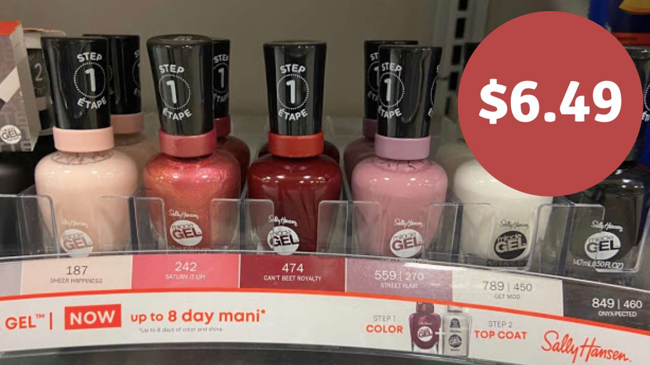 Save on Sally Hansen Miracle Gel Nail Polish at the Publix Extra ...