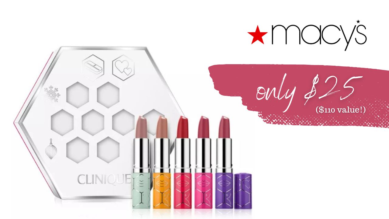Clinique 5Piece Lipstick 25 & More Deals! Southern Savers