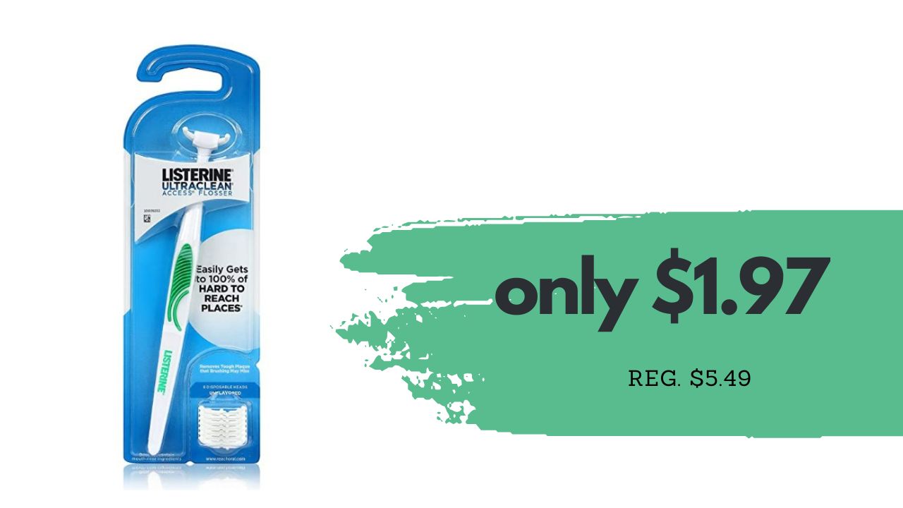 Listerine Flosser Starter Kit Only 1.97 (reg 5.49) Southern Savers