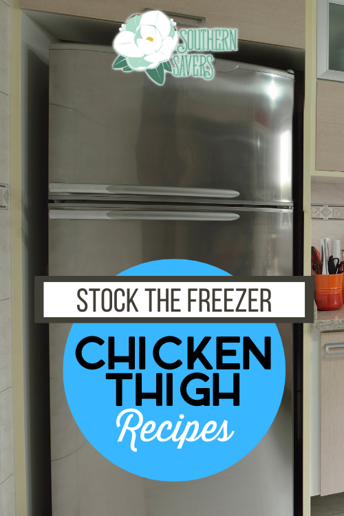 Stock your freezer with these 5 easy freezer chicken thigh recipes so you have a stash of easy dinners you can pull out on busy days.