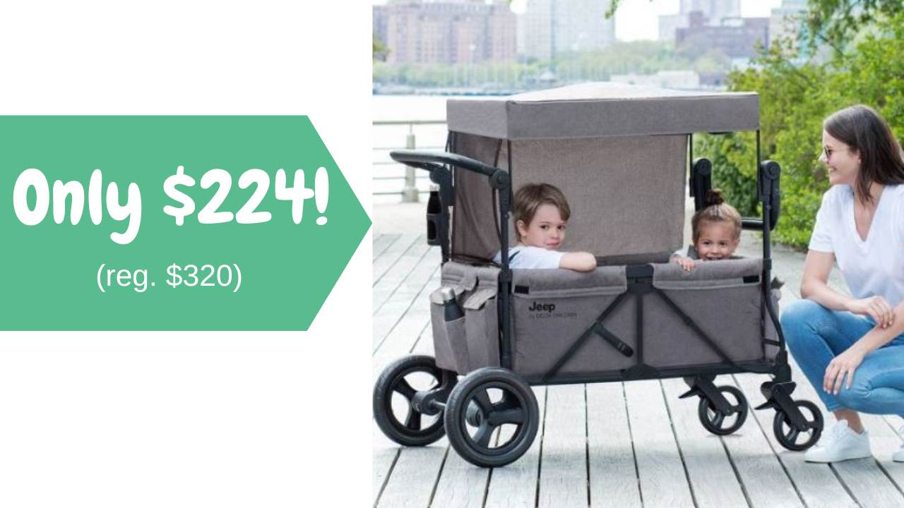 Jeep Stroller Wagon & Carseat Adapter $224 (Reg. $320) :: Southern Savers