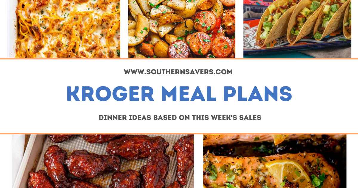 kroger meal plans 1/11