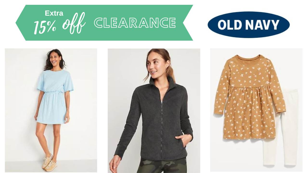 Old Navy Coupon Code | Extra 15% Off Clearance :: Southern Savers