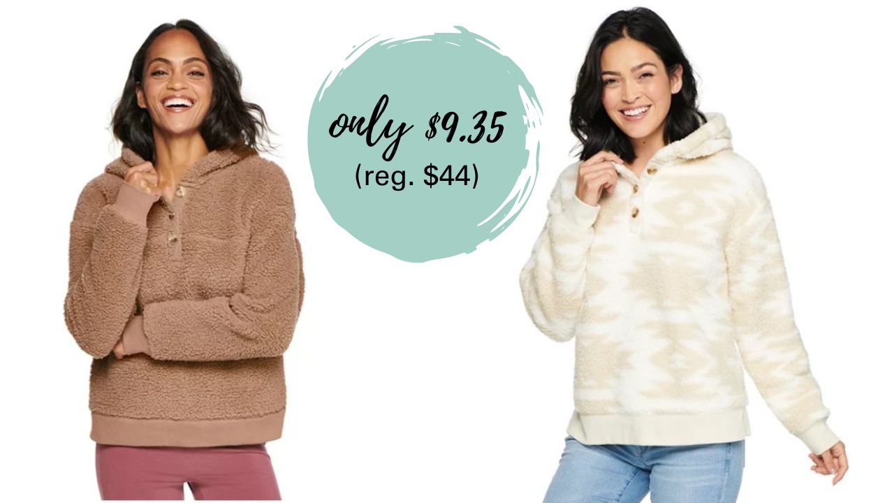 Kohl's 9.35 Women's Sherpa Hoodies (reg. 44)! Southern Savers