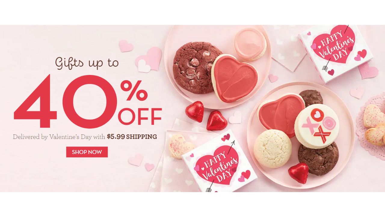 Cheryl's Cookies 40 Off + 5.99 Shipping For Arrival By 2/14 Southern Savers