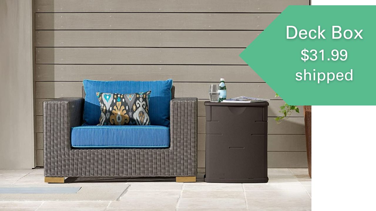 Rubbermaid Storage Deck Box Only 31.99 (reg. 50) Southern Savers