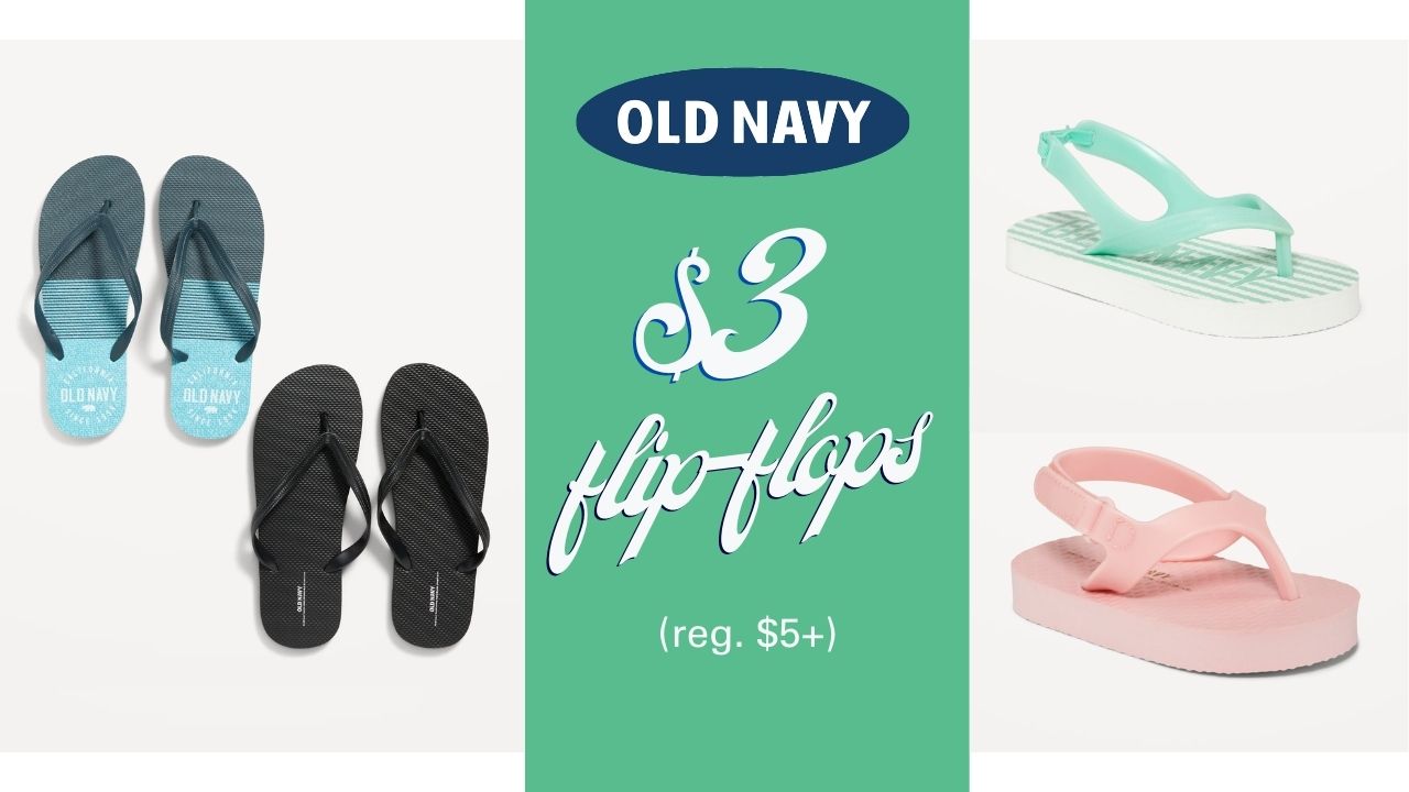 Old Navy FlipFlops Only 3 (reg. 5+) Southern Savers