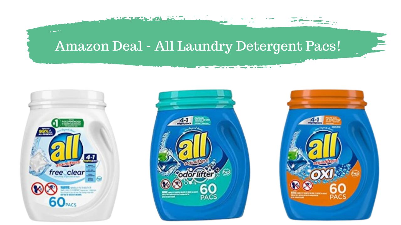 All Laundry Detergent Pacs 60Count 11 (reg. 20) Southern Savers