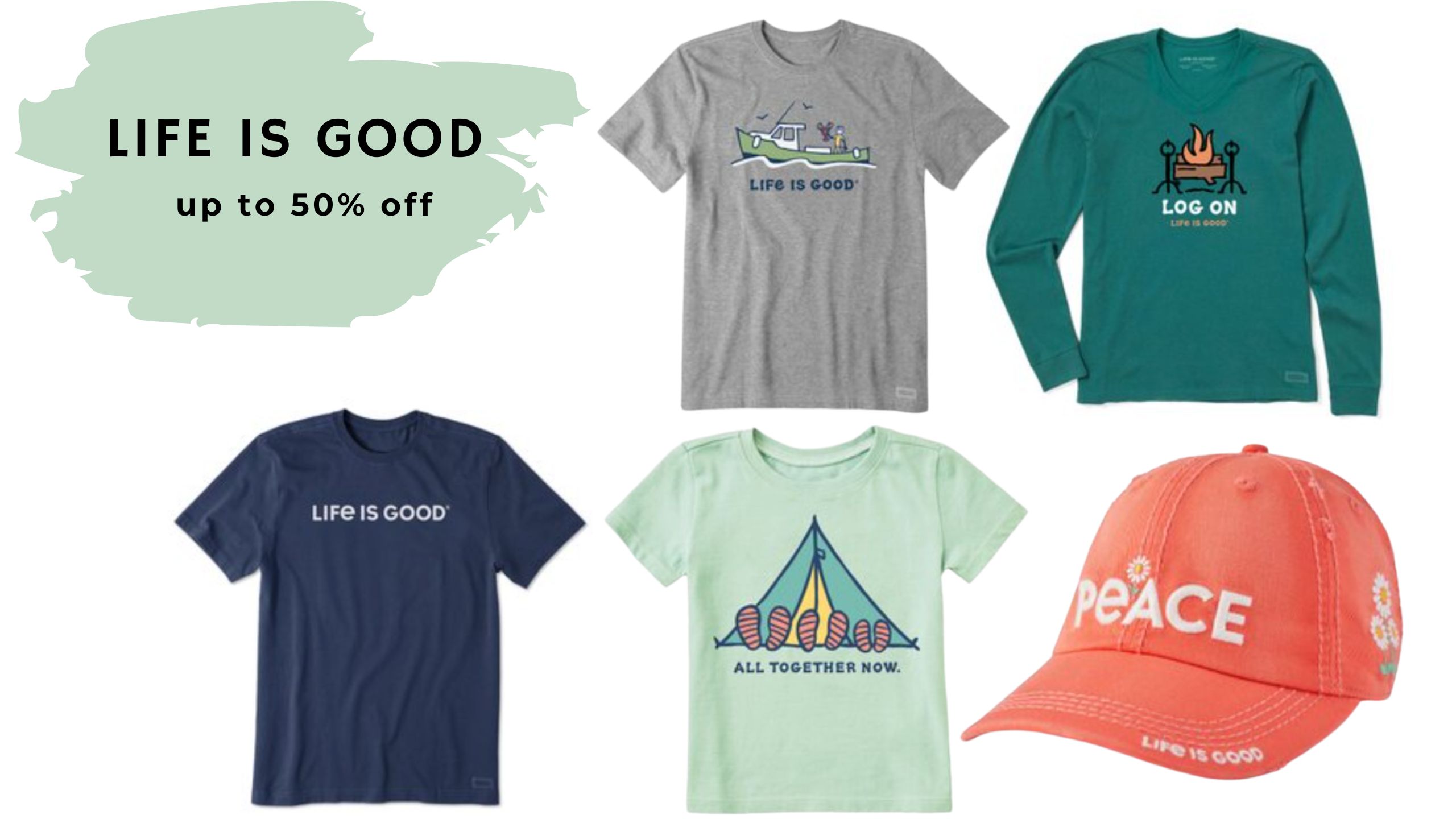 Zulily Sale Up To 50 off Life Is Good Items Southern Savers