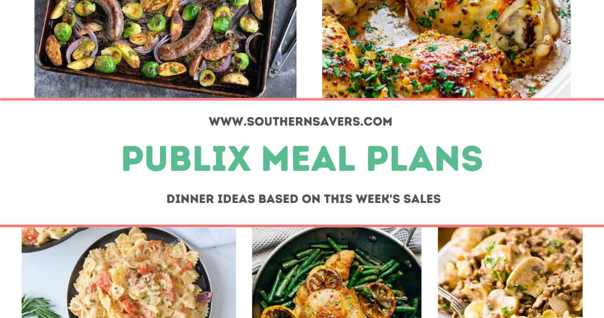 publix meal plans 3/1