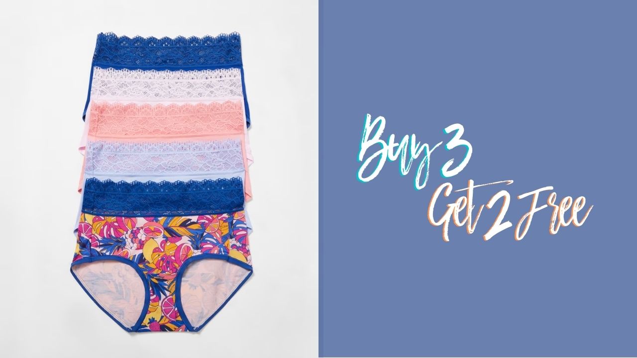 Soma Buy 3, Get 2 Free Panties Southern Savers