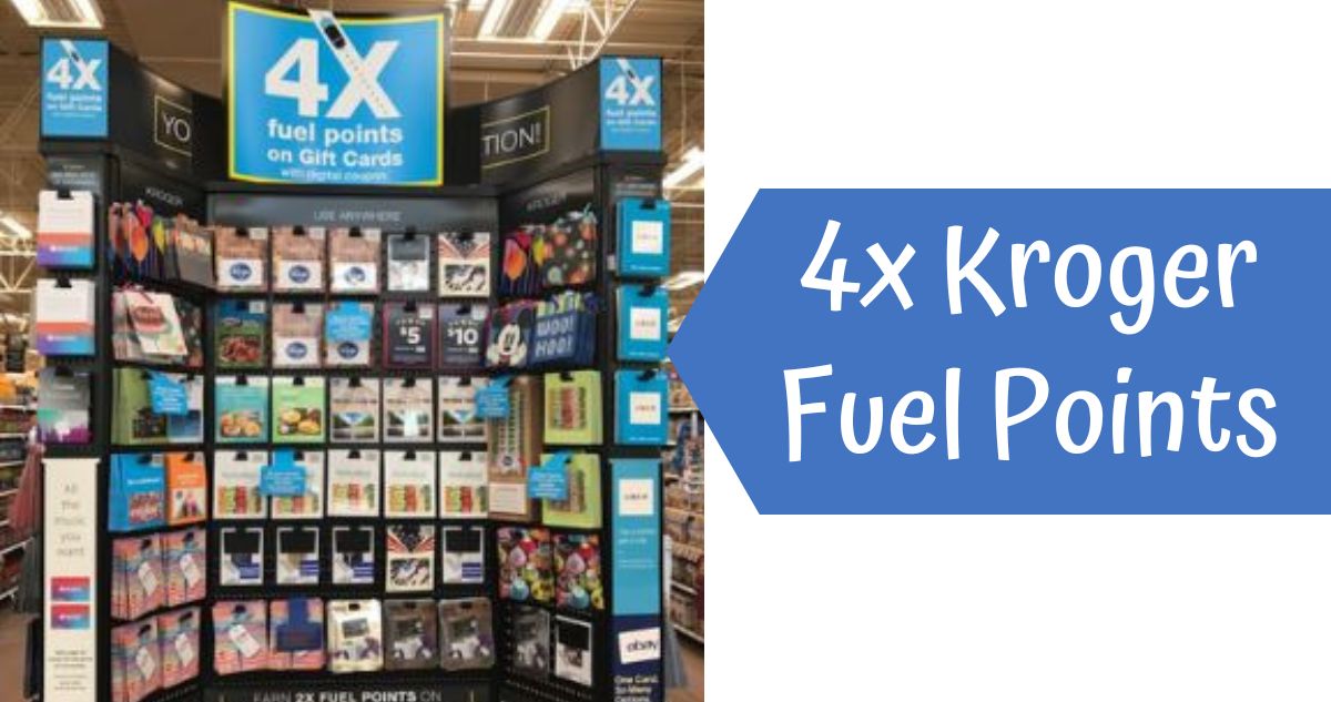 Kroger 4x Fuel Points + Bonus Gift Card Offers Southern Savers