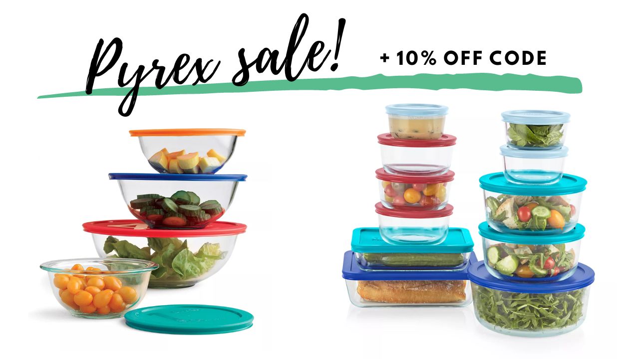 Kohl's | 22-Piece Pyrex Set $26.99 (reg. $60) :: Southern Savers