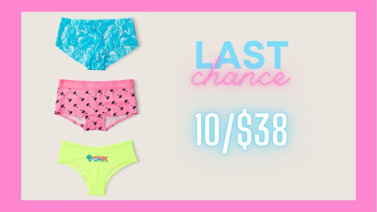 Victoria's Secret Pink  10 for $38 Panties - Ends Today! :: Southern Savers