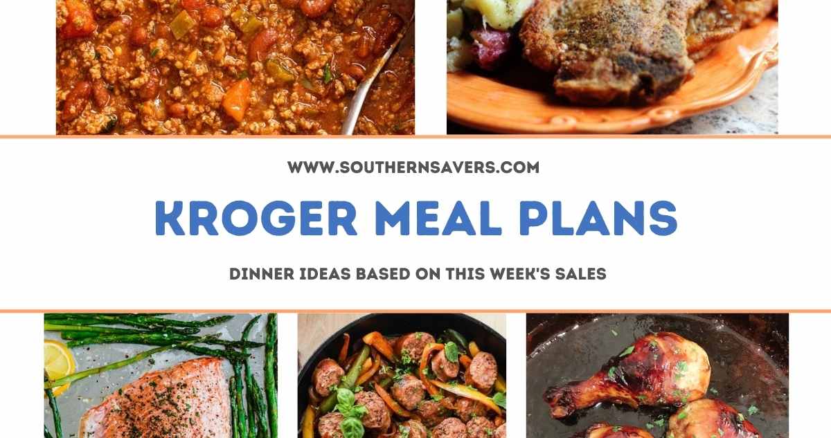 kroger meal plans 3/22