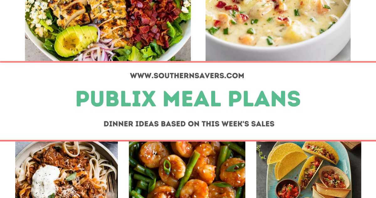 publix meal plans 3/8