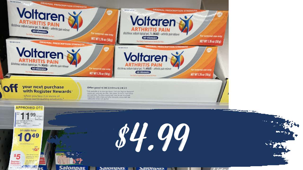 $4.99 Voltaren Arthritis Pain Gel at Walgreens :: Southern Savers