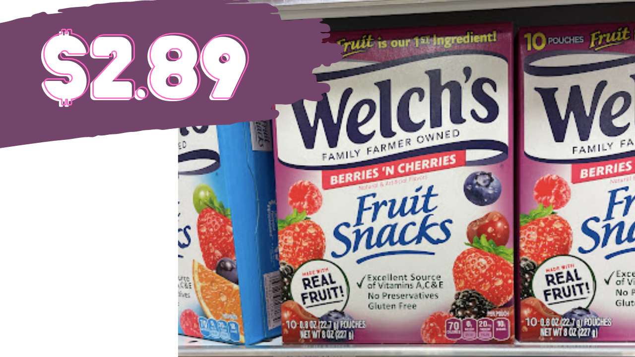 Welch's Coupon Makes 22 ct. Fruit Snacks Just 2.89 Southern Savers