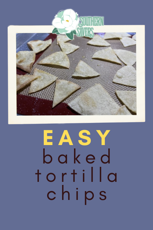 These baked tortilla chips are so easy, and they taste like what you'd get at a restaurant! All you need are corn tortillas, salt, and olive oil.