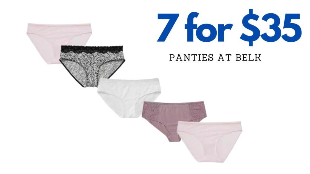 Belk Women's Panties 7 for 35 Southern Savers