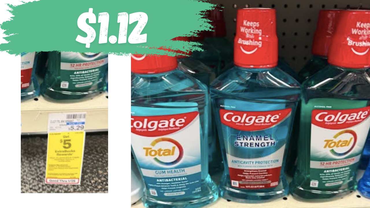 $1.12 Colgate Total Mouthwash at CVS :: Southern Savers