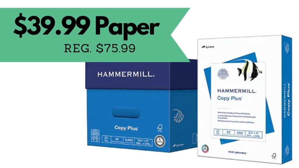 Staples Coupon (10) Reams of Paper 3.99 Each Southern Savers