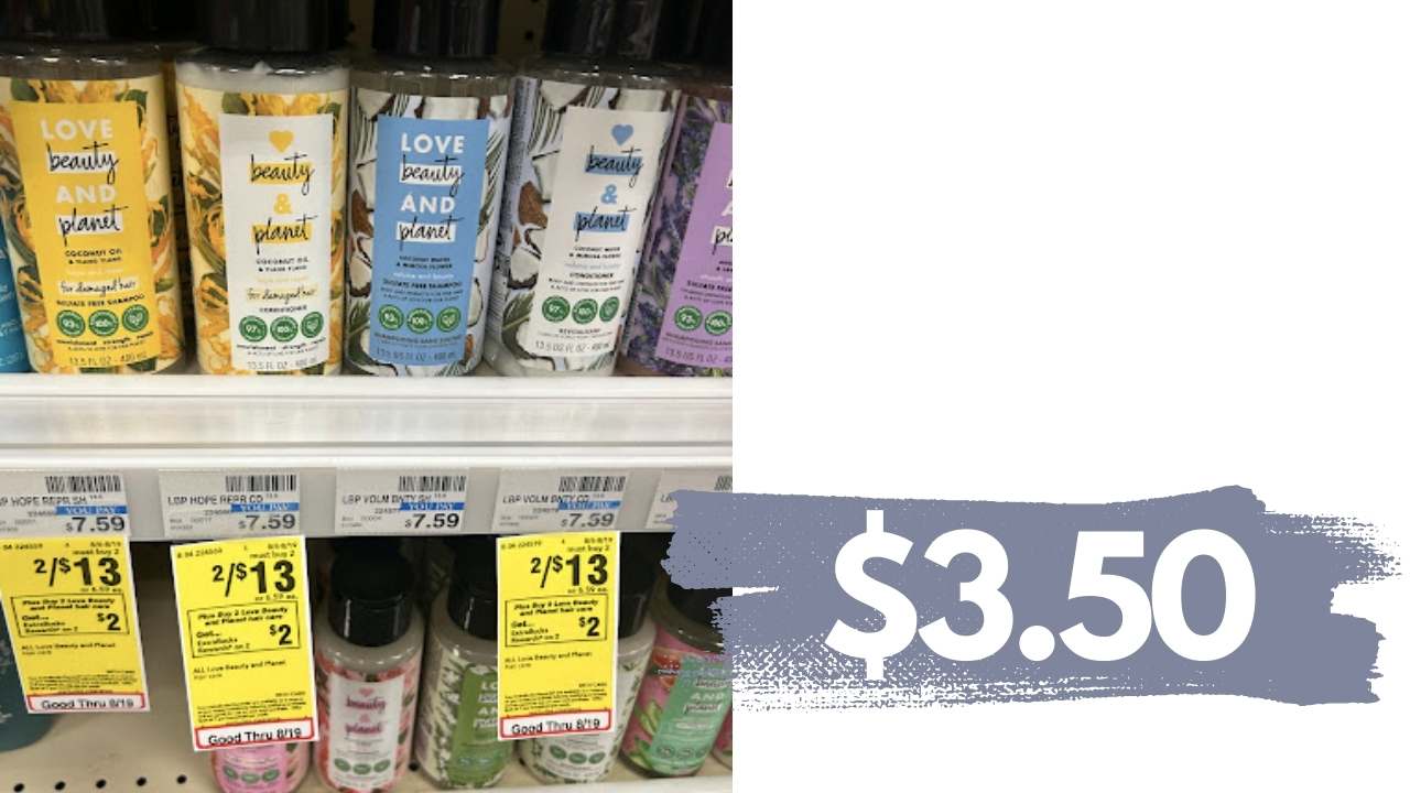 3.50 Love Beauty & Haircare at CVS Southern Savers