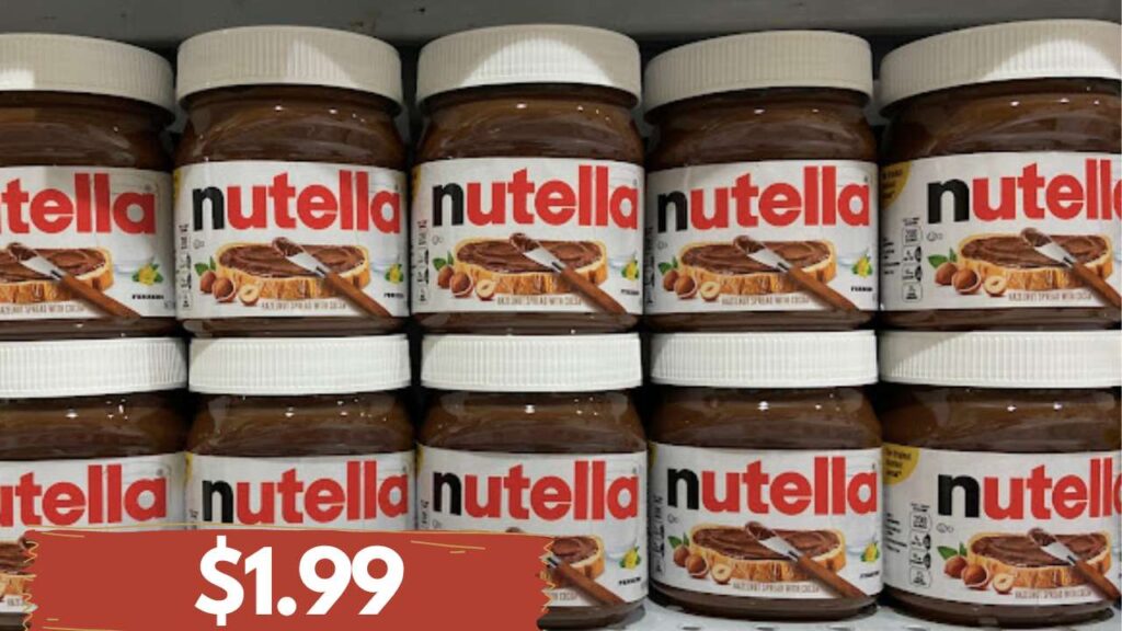 Get Nutella Hazelnut Spread for Just 1.99 Kroger Mega Deal