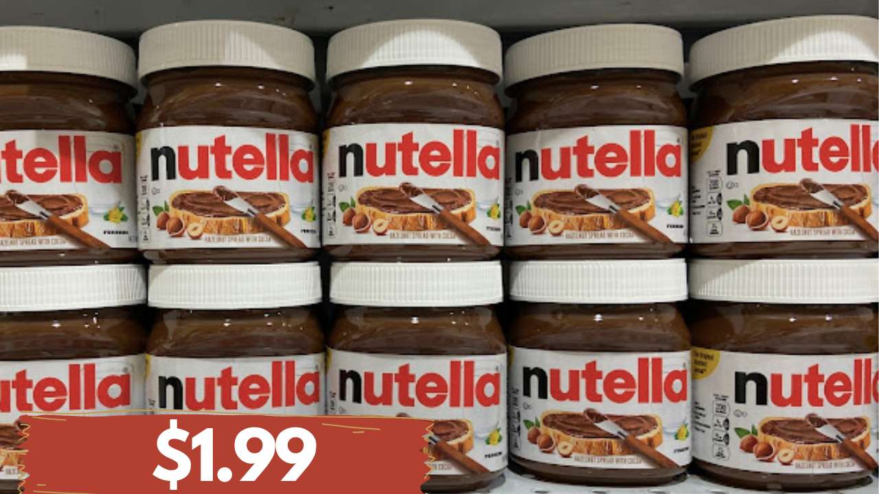 Get Nutella Hazelnut Spread for Just 1.99 Kroger Mega Deal