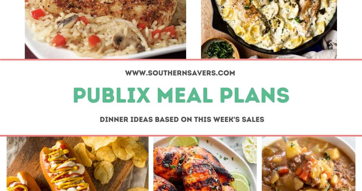 publix meal plans 4/19