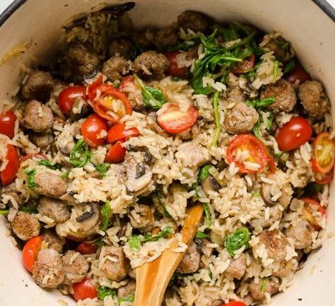 sausage rice