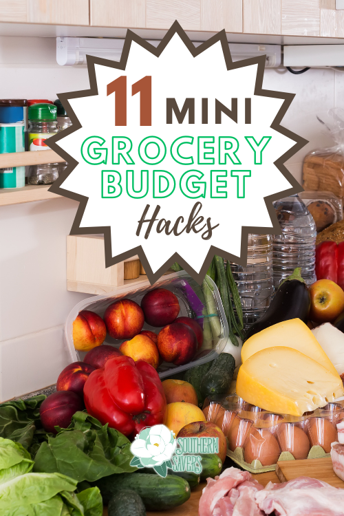 Do you feel like you've done everything you can do to get your grocery budget under control? Try one of these 11 mini grocery budget hacks!