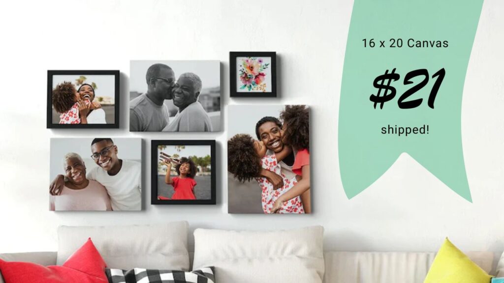 16x20 Custom Canvas Prints $21 Shipped! :: Southern Savers