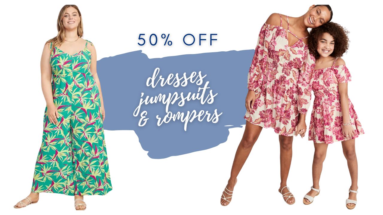 50% off All Dresses, Jumpsuits & Rompers at Old Navy :: Southern Savers