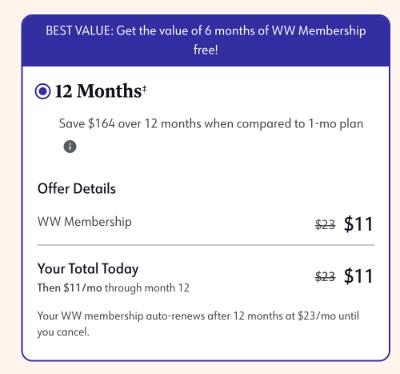 weight watchers cost () weight watchers cost