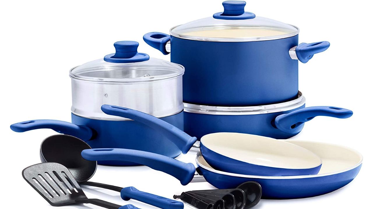 GreenLife Ceramic Pans 12Piece Set for 56 (reg. 99) Southern Savers