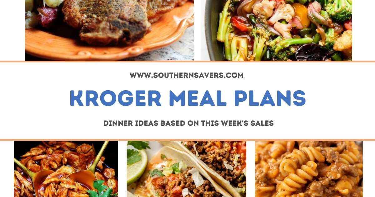 kroger meal plans 5/3