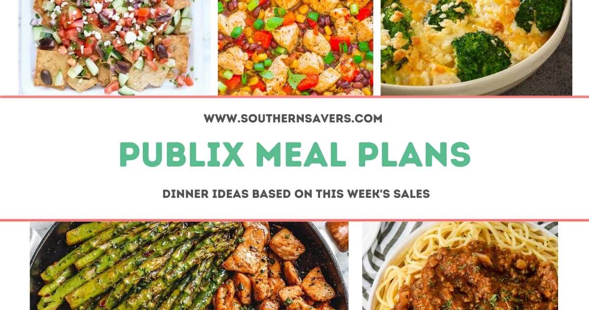 publix meal plans 5/24