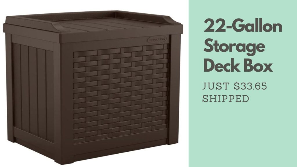 Amazon Deck Storage Box Just 33.65 Shipped (Reg. 54) Southern Savers