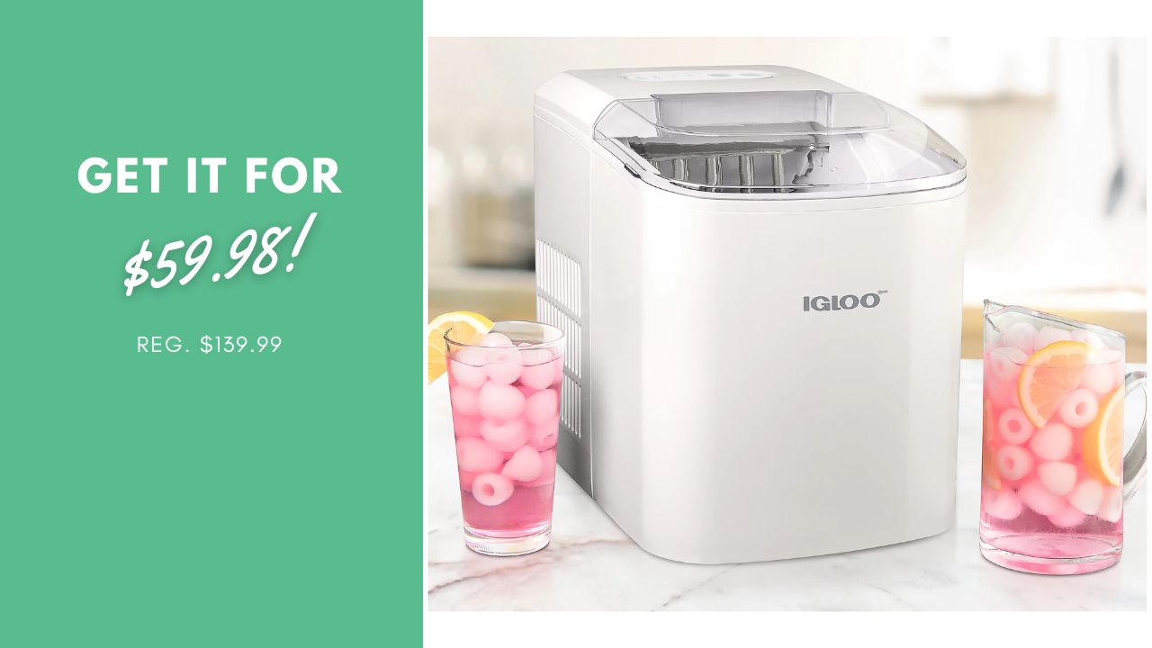 QVC 26 Pound Igloo Ice Maker For 59.98 Southern Savers
