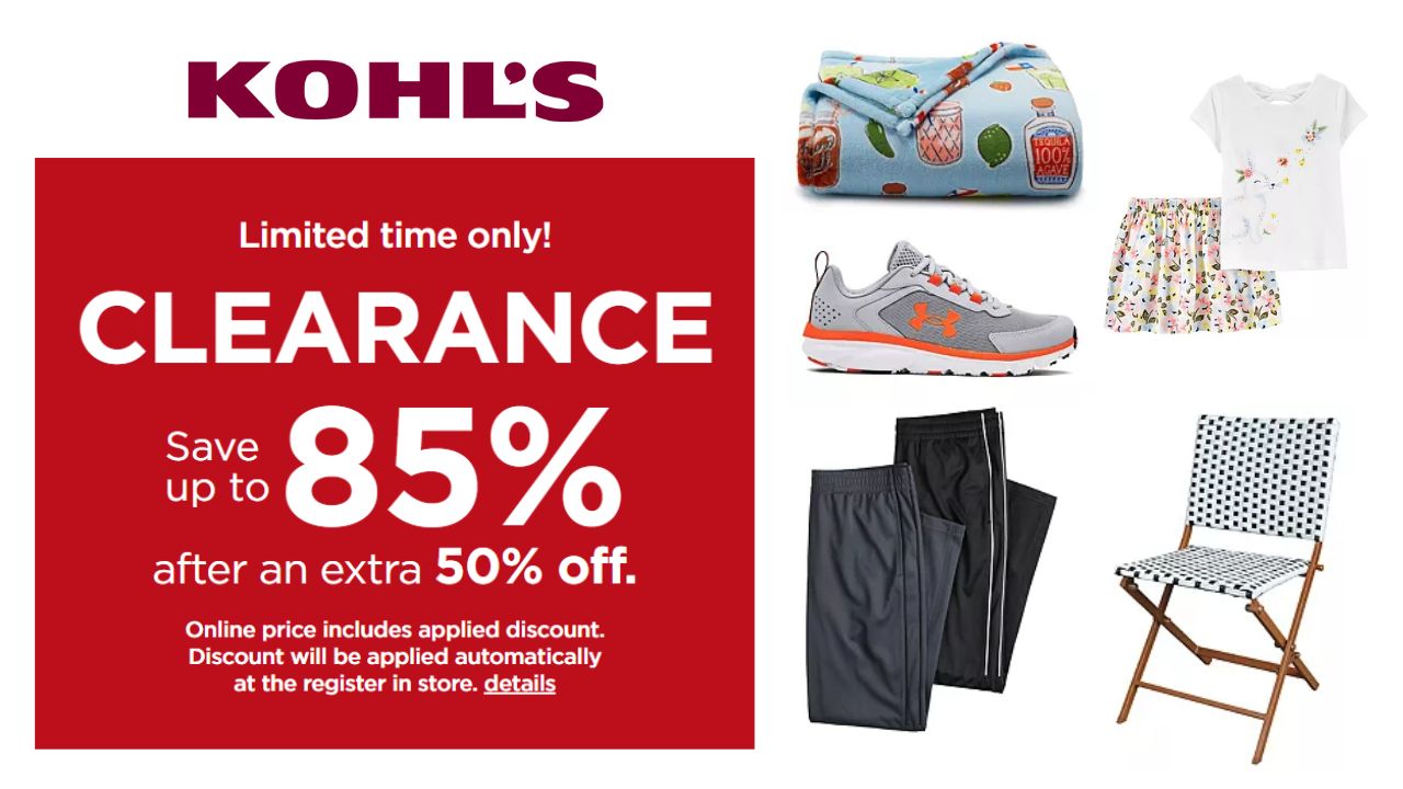 Money Saver: Kohl's clearance sale 