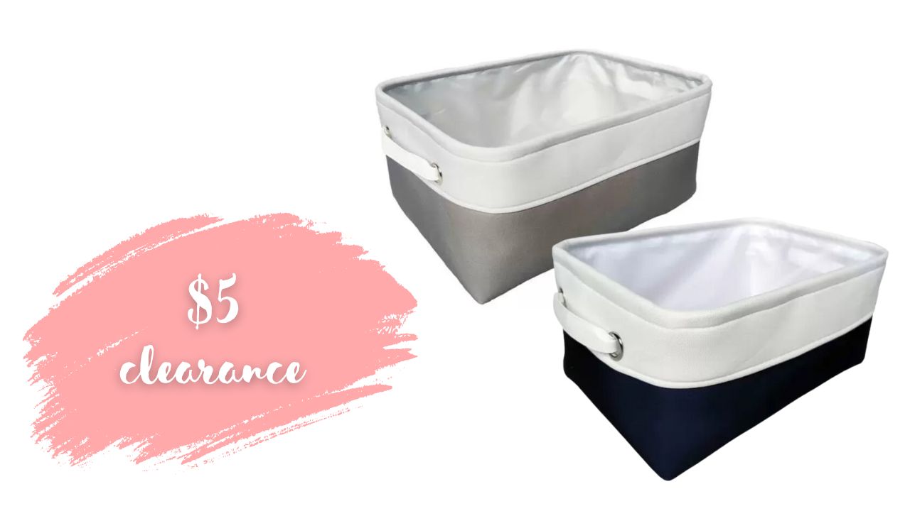 JoAnn Canvas Baskets Only 5 (reg. 25) Southern Savers