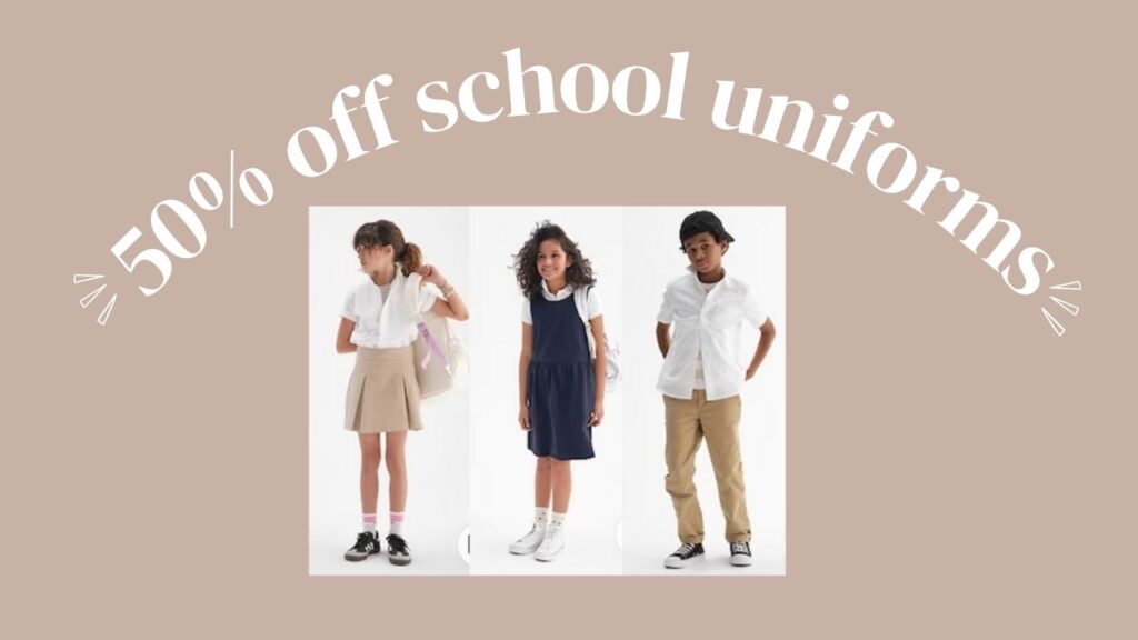 Gap 50 Off School Uniforms Southern Savers