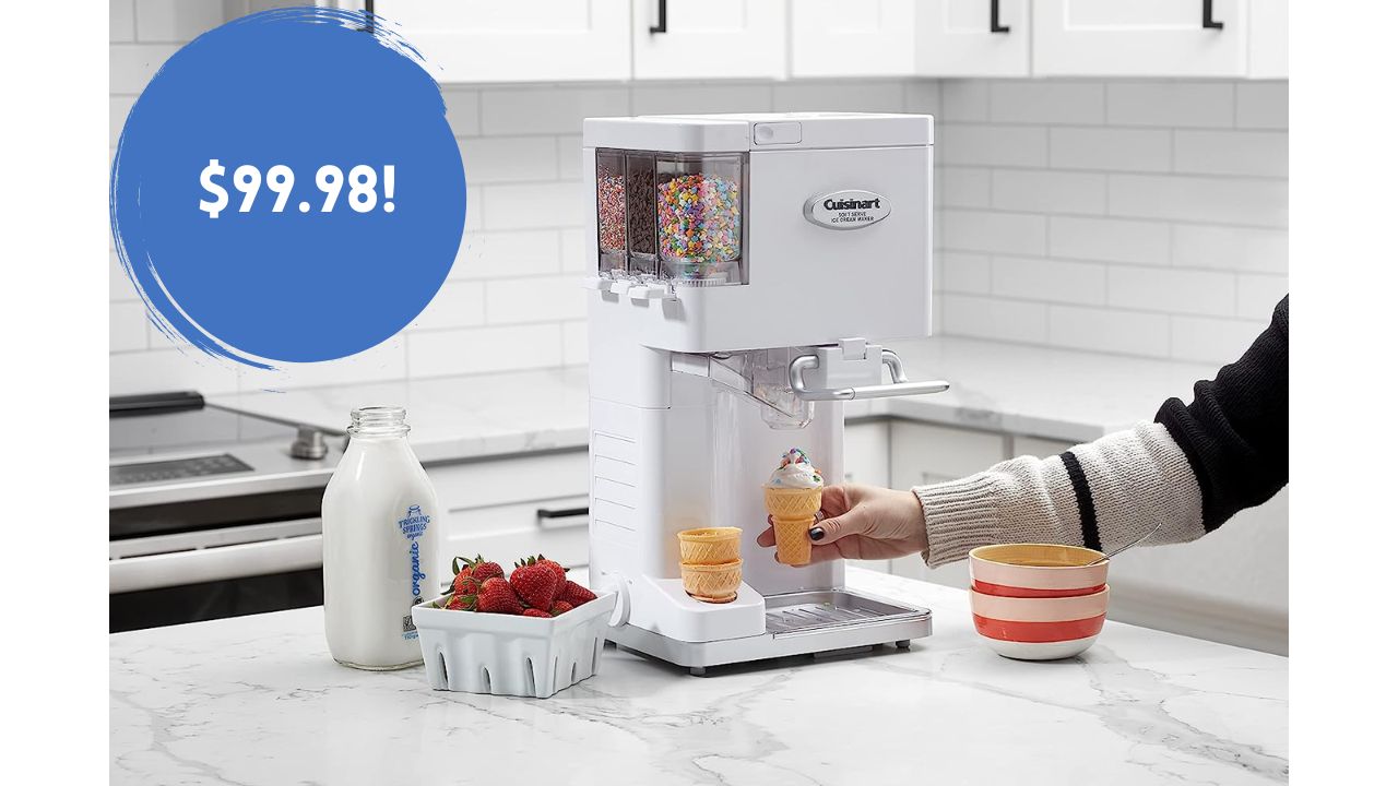 Cuisinart 1.5 Quart Ice Cream Maker 99.98 (reg. 185) Shipped