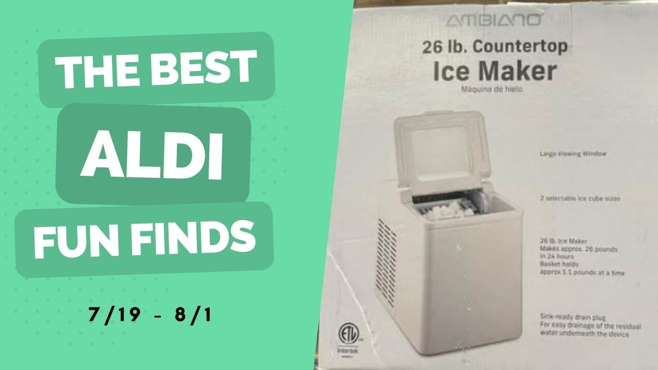 Aldi Fun Finds  $89.99 Countertop Ice Maker + More :: Southern Savers