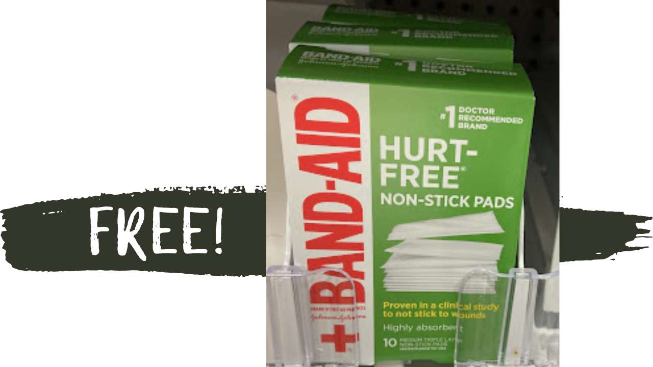 FREE BandAid NonStick Pads or Paper Tape Wrap Southern Savers