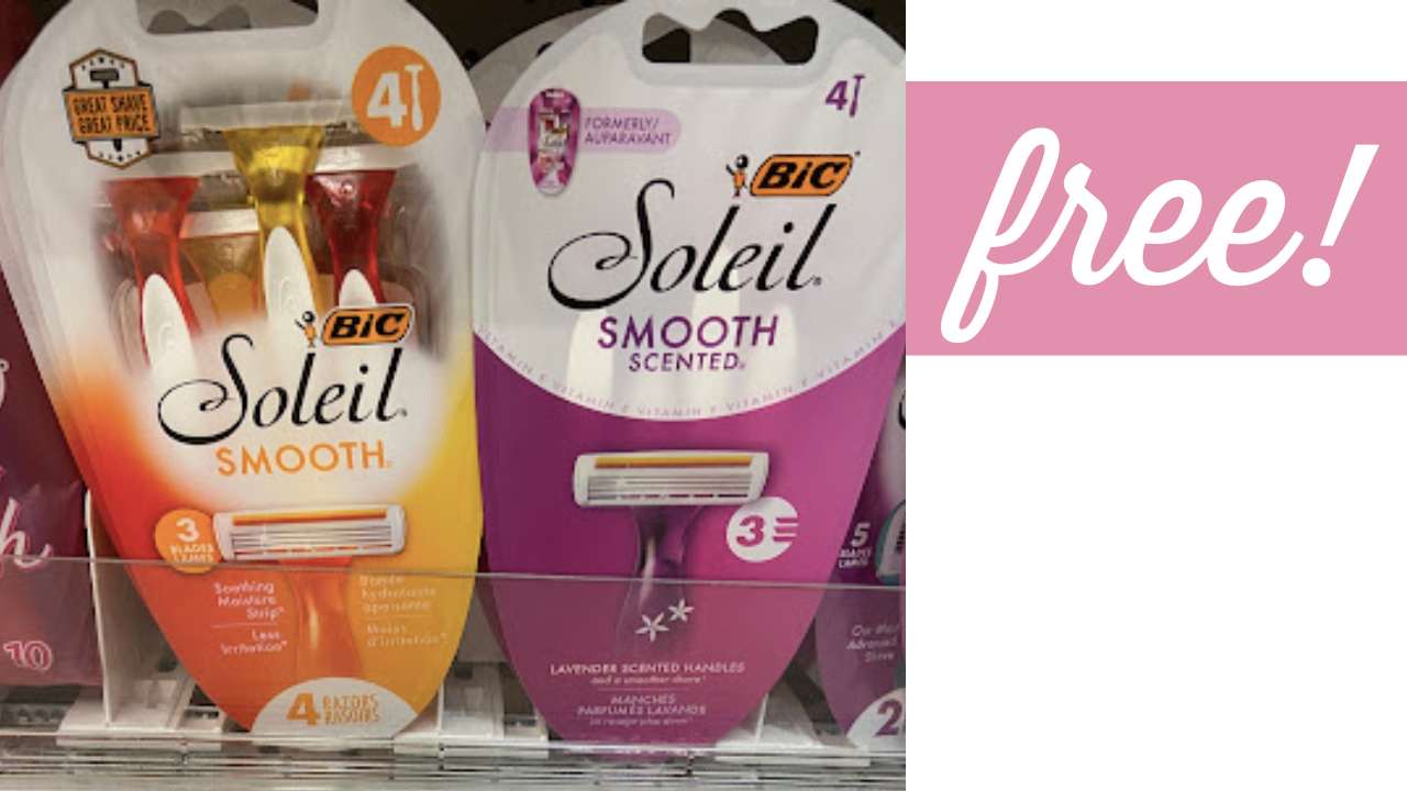 FREE Bic Soleil Disposable Razors 3Pack at the Publix Extra Savings