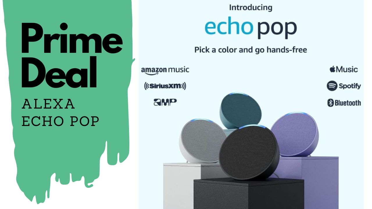 Amazon Prime Deal Echo Pop Smart Speaker Just 17.99 (Reg. 40